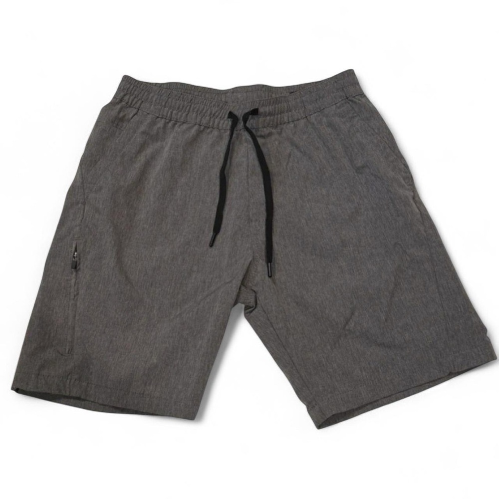 Kenneth Cole Gray Stretch Drawstring Shorts Size S